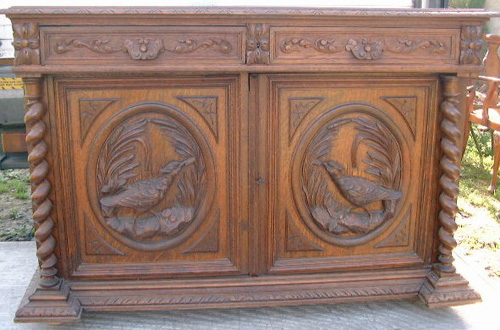 Antique barley twist dresser